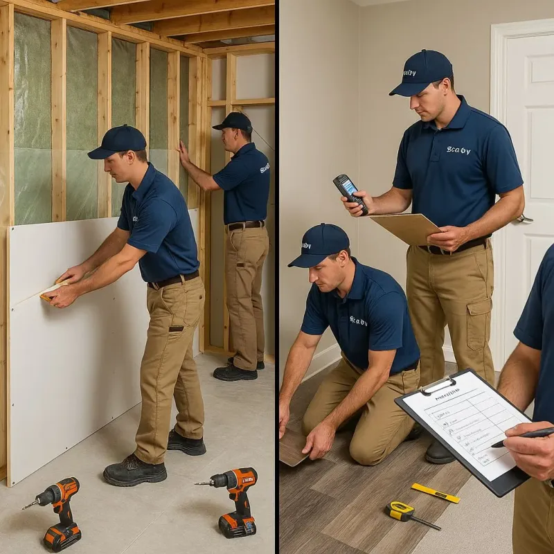 Repairs and Reconstruction process in Oberlin, LA